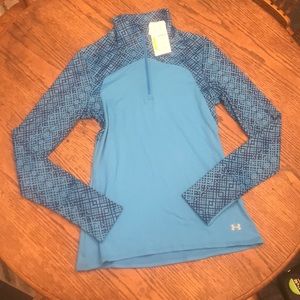 Under armour UA fitted running shirt cold gear L